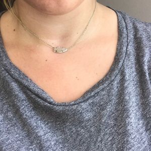 Kendra Scott Necklace- White and Silver